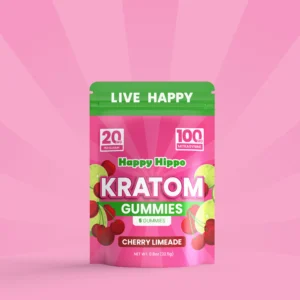 kratom gummies cherry limeade 5ct product render
